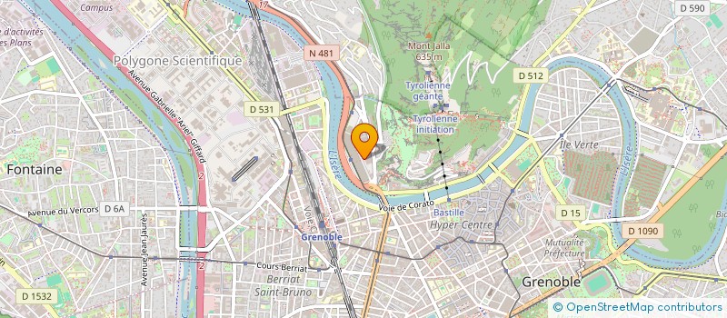 localisation de l'entreprise MADAME BERNADETTE THIBOUD à GRENOBLE