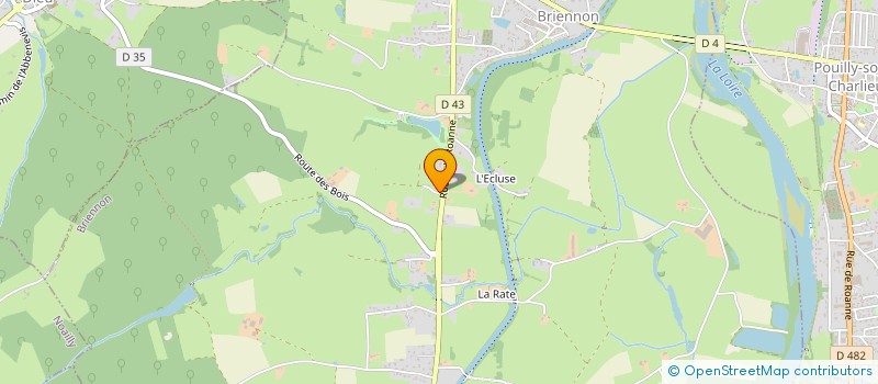 localisation de l'entreprise MADAME BERNADETTE THORAL  BRIENNON