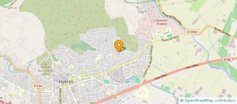 localisation de l'entreprise MADAME BERNADETTE UHLMANN à HYERES