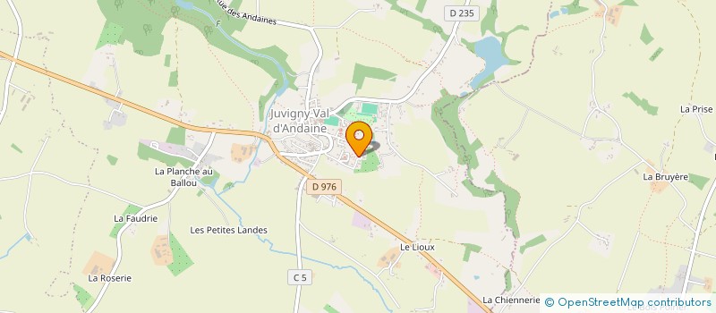 localisation de l'entreprise MADAME BERNADETTE ULTRE à JUVIGNY VAL D'ANDAINE