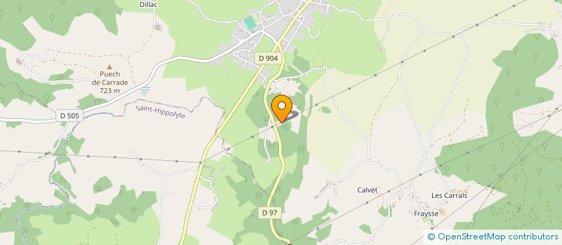 localisation de l'entreprise MADAME BERNADETTE VENZAC  MUROLS