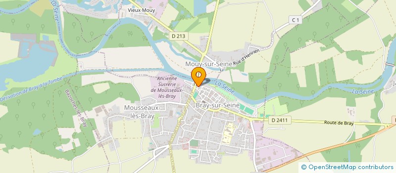 localisation de l'entreprise MADAME BERNADETTE VERRIER  BRAY-SUR-SEINE