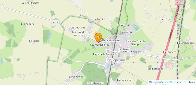 localisation de l'entreprise MADAME BERNADETTE VILLAIN  VILLEPERDUE