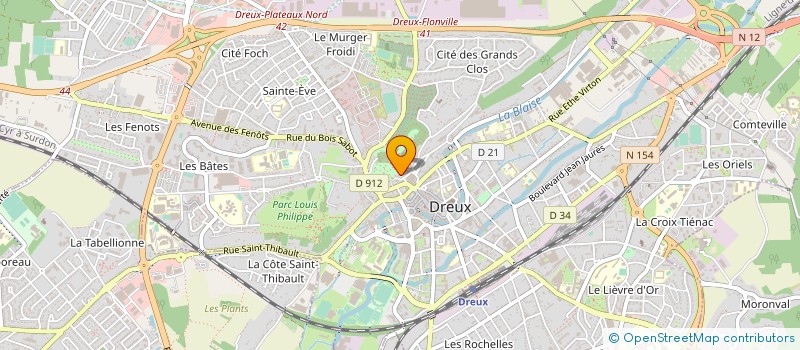 localisation de l'entreprise MADAME BERNADETTE VILLEGAS à DREUX