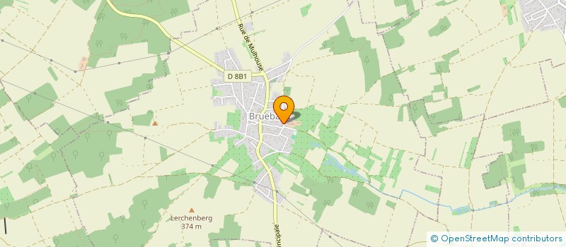 localisation de l'entreprise MADAME BERNADETTE WALCH  BRUEBACH