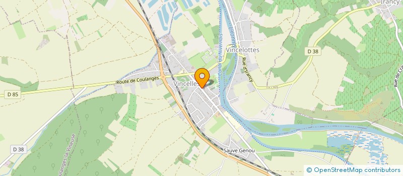 localisation de l'entreprise MADAME BERNADETTE WISS  VINCELLES