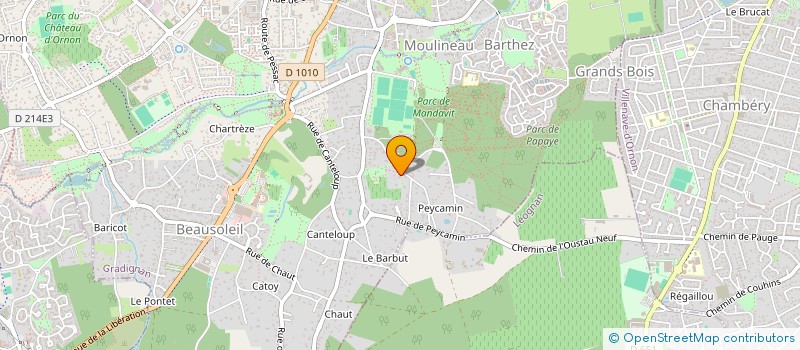 localisation de l'entreprise MADAME BERNADETTE WULLES  GRADIGNAN