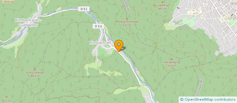 localisation de l'entreprise MADAME BERNADETTE ZUSSLIN  RIMBACHZELL