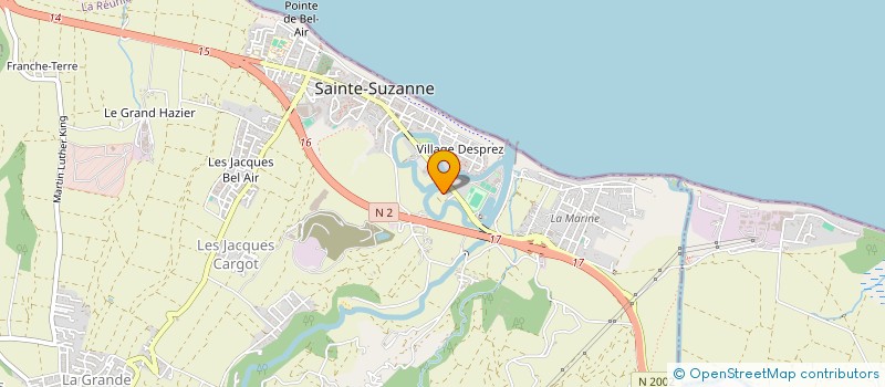 localisation de l'entreprise MADAME BERNADETTEVIRGINIE DUBOIS  SAINT-PIERRE