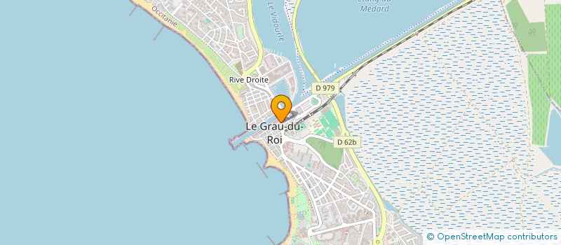 localisation de l'entreprise MADAME BERNADINE BAPTISTE à LE GRAU-DU-ROI