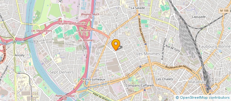 localisation de l'entreprise MADAME BERNARD BALADINE à TOULOUSE