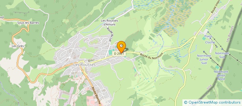 localisation de l'entreprise MADAME BERNARD BLANCHETTE à LES ROUSSES