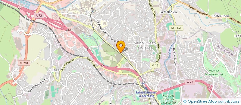 localisation de l'entreprise MADAME BERNARD FRAISSE  SAINT-PRIEST-EN-JAREZ