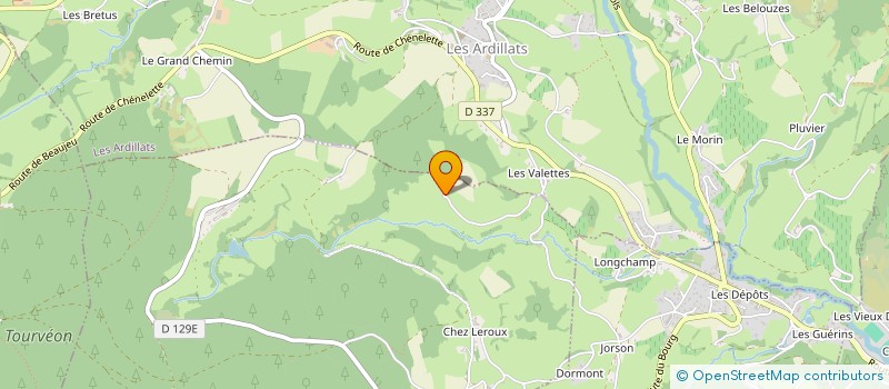 localisation de l'entreprise MADAME BERNARD JAFFRE  DEUX-GROSNES