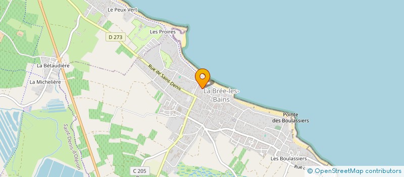 localisation de l'entreprise MADAME BERNARD TANCHOU à LA BREE-LES-BAINS