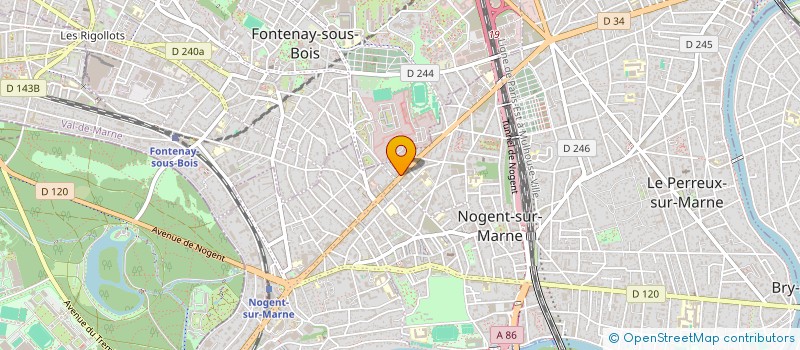 localisation de l'entreprise MADAME BERNARDA MATIJEVIC à NOGENT-SUR-MARNE