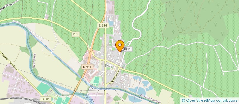 localisation de l'entreprise MADAME BERNARDETTE BALBRICK  DIZY