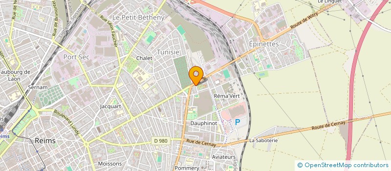 localisation de l'entreprise MADAME BERNARDETTE BUSQUET à REIMS