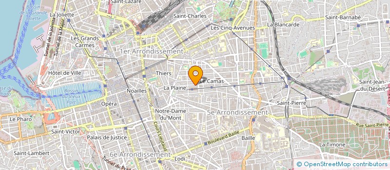 localisation de l'entreprise MADAME BERNICE GAURIER à MARSEILLE