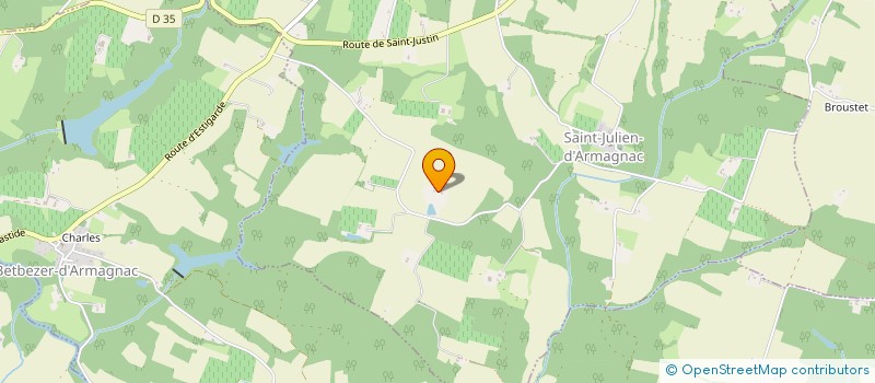 localisation de l'entreprise MADAME BERNIN TARIS  SAINT-JULIEN-D'ARMAGNAC