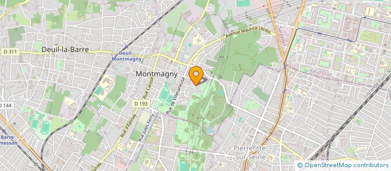 localisation de l'entreprise MADAME BERNITE GUILLAUME  MONTMAGNY