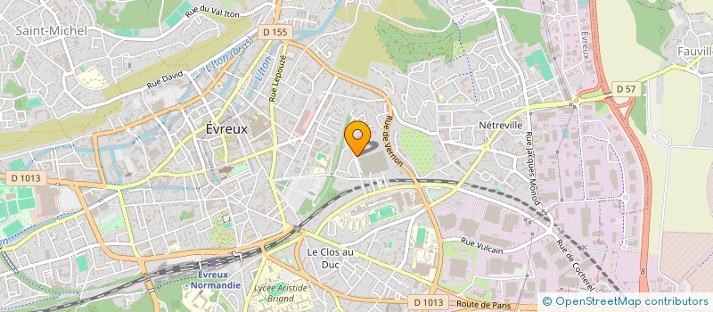 localisation de l'entreprise MADAME BERTA LEDI  EVREUX