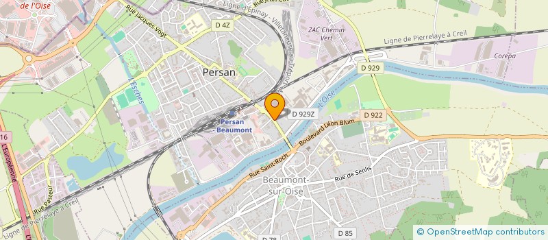 localisation de l'entreprise MADAME BERTHA ALMEIDA  PERSAN