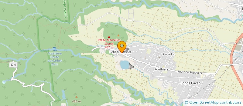 localisation de l'entreprise MADAME BERTHA LAURORE  CAPESTERRE-BELLE-EAU