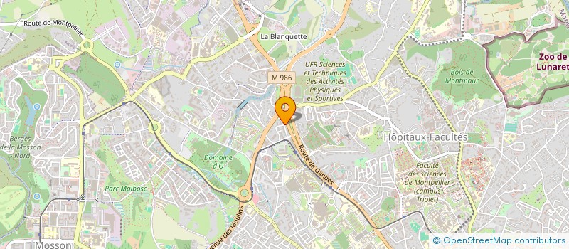 localisation de l'entreprise MADAME BERTHA LUSAKI à MONTPELLIER