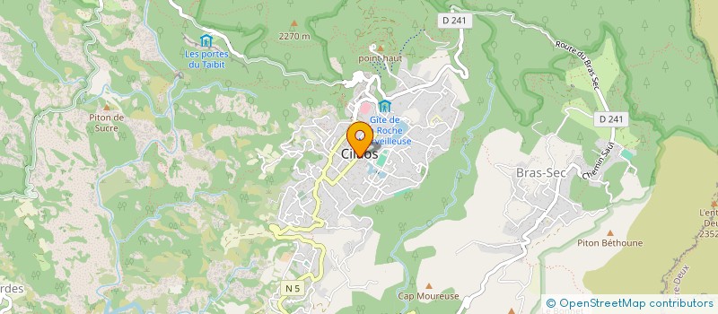 localisation de l'entreprise MADAME BERTHA TOSSAM à CILAOS