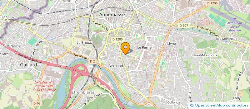 localisation de l'entreprise MADAME BERTHE ANTHONIOZ à ANNEMASSE