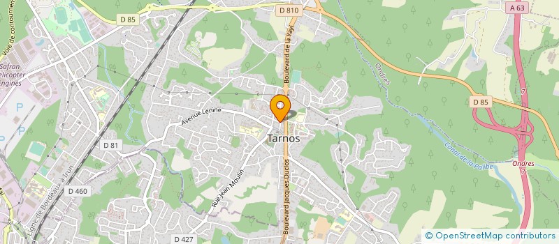 localisation de l'entreprise MADAME BERTHE BAYLE  TARNOS