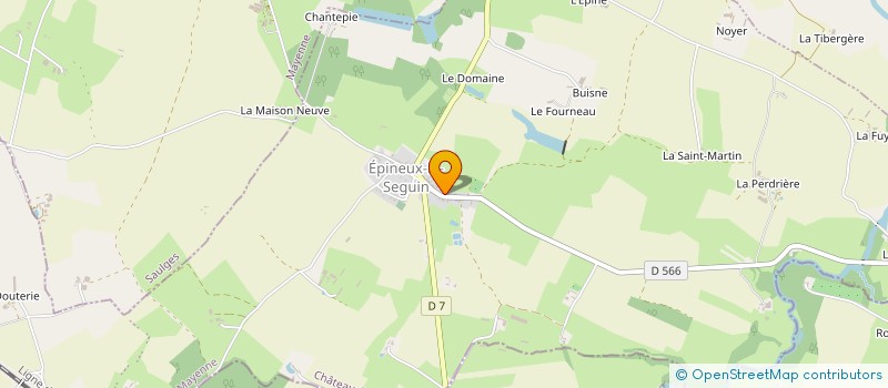 localisation de l'entreprise MADAME BERTHE BRUNET  VAL-DU-MAINE