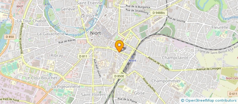 localisation de l'entreprise MADAME BERTHE CHESNAIS à NIORT