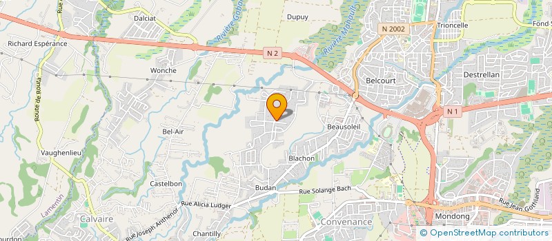 localisation de l'entreprise MADAME BERTHE CIETTE-JOCOLAS  BAIE-MAHAULT