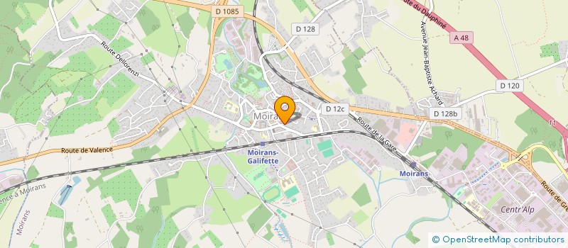 localisation de l'entreprise MADAME BERTHE COEUR  MOIRANS