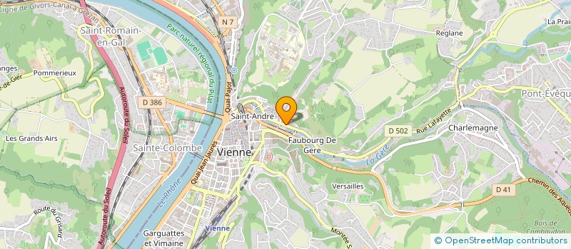 localisation de l'entreprise MADAME BERTHE FLORIO à VIENNE