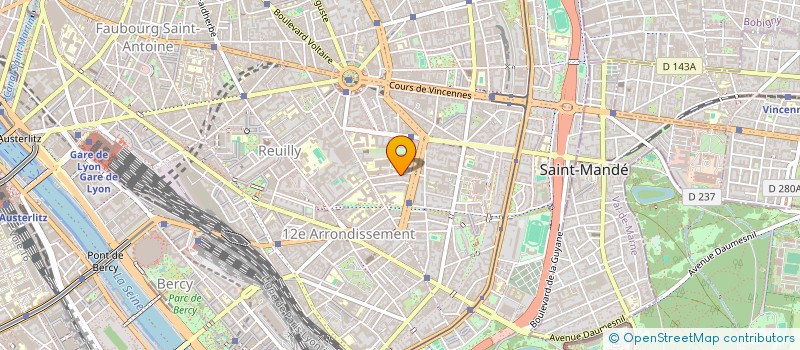 localisation de l'entreprise MADAME BERTHE GIRARDIN  PARIS