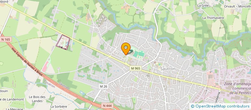 localisation de l'entreprise MADAME BERTHE GOMIS  SAUTRON