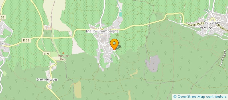 localisation de l'entreprise MADAME BERTHE HUTASSE  MAILLY-CHAMPAGNE