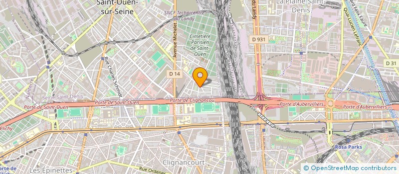 localisation de l'entreprise MADAME BERTHE KACY  SAINT-OUEN-SUR-SEINE