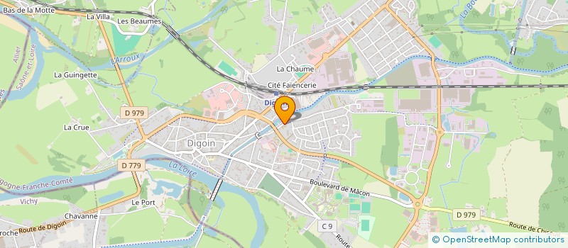 localisation de l'entreprise MADAME BERTHE KEMPF  DIGOIN