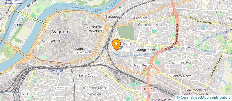 localisation de l'entreprise MADAME BERTHE MACHINDITTENO  AVIGNON