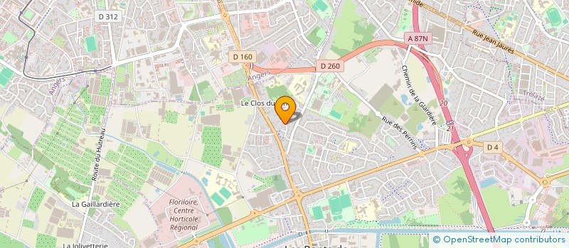 localisation de l'entreprise MADAME BERTHE MBIATCHOU KANDA  LES PONTS-DE-CE