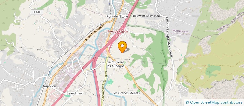 localisation de l'entreprise MADAME BERTHE MENDY  AUBAGNE