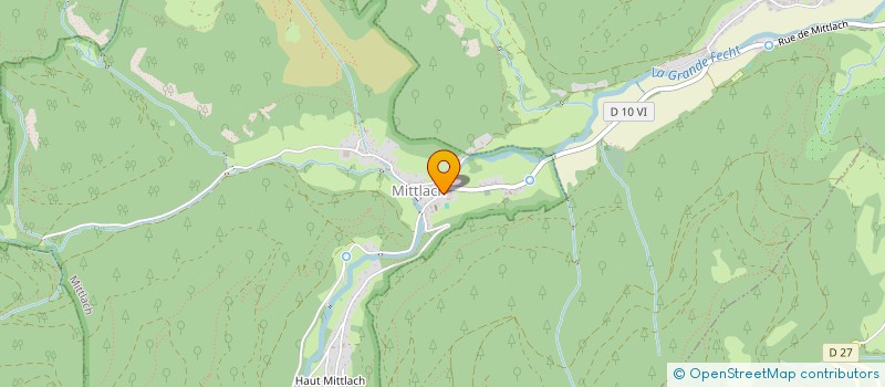 localisation de l'entreprise MADAME BERTHE SCHEUERMANN  MITTLACH