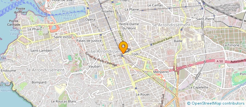 localisation de l'entreprise MADAME BERTHE SEBAOUN  MARSEILLE