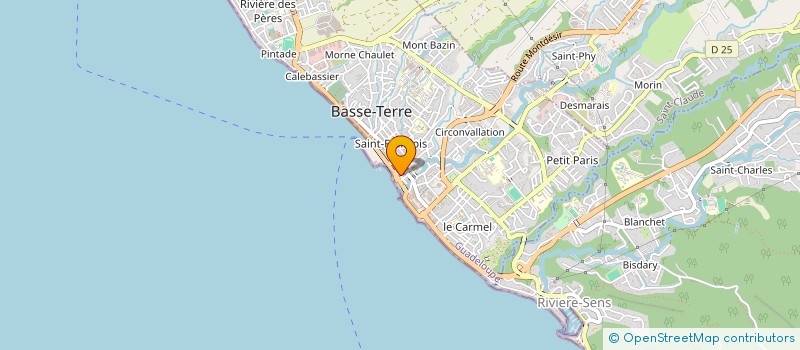 localisation de l'entreprise MADAME BERTHE VAITILINGON à BASSE-TERRE