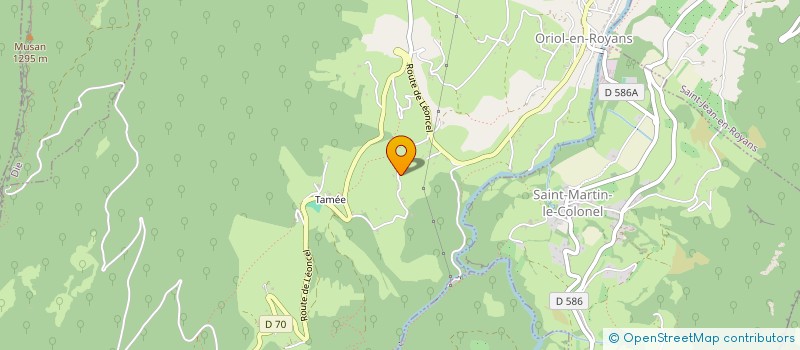 localisation de l'entreprise MADAME BERTHE VASSAL  ORIOL-EN-ROYANS