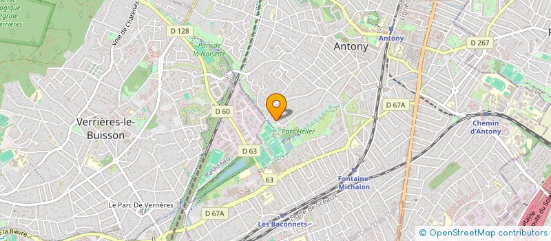 localisation de l'entreprise MADAME BERTHILLE GERCE à ANTONY